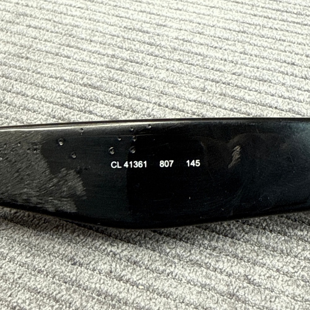 Celine CL 41361 807 Black Cat Eye Eyeglasses Frames Made in Italy - Picture 12 of 13
